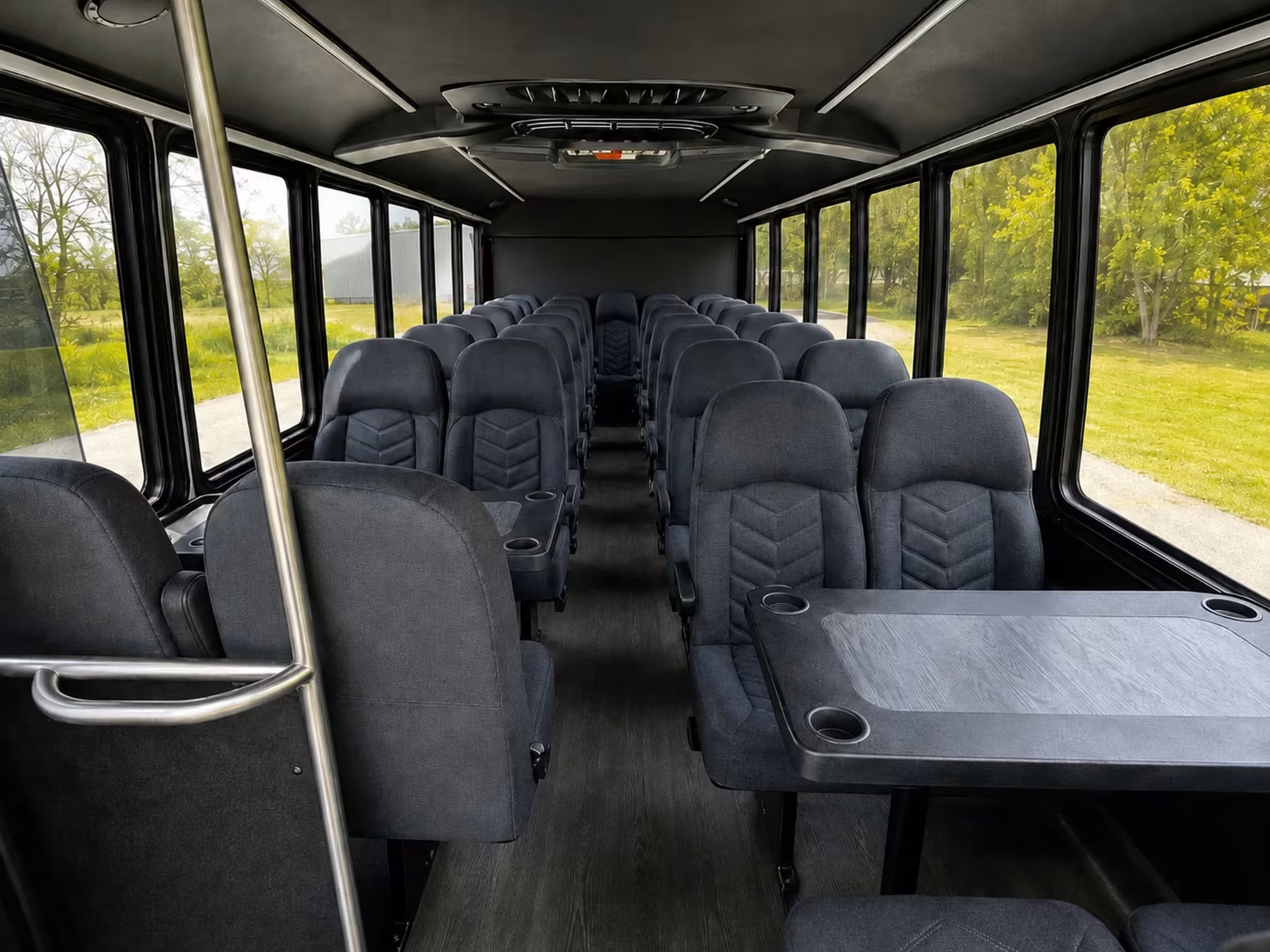 15 passenger minibus interior