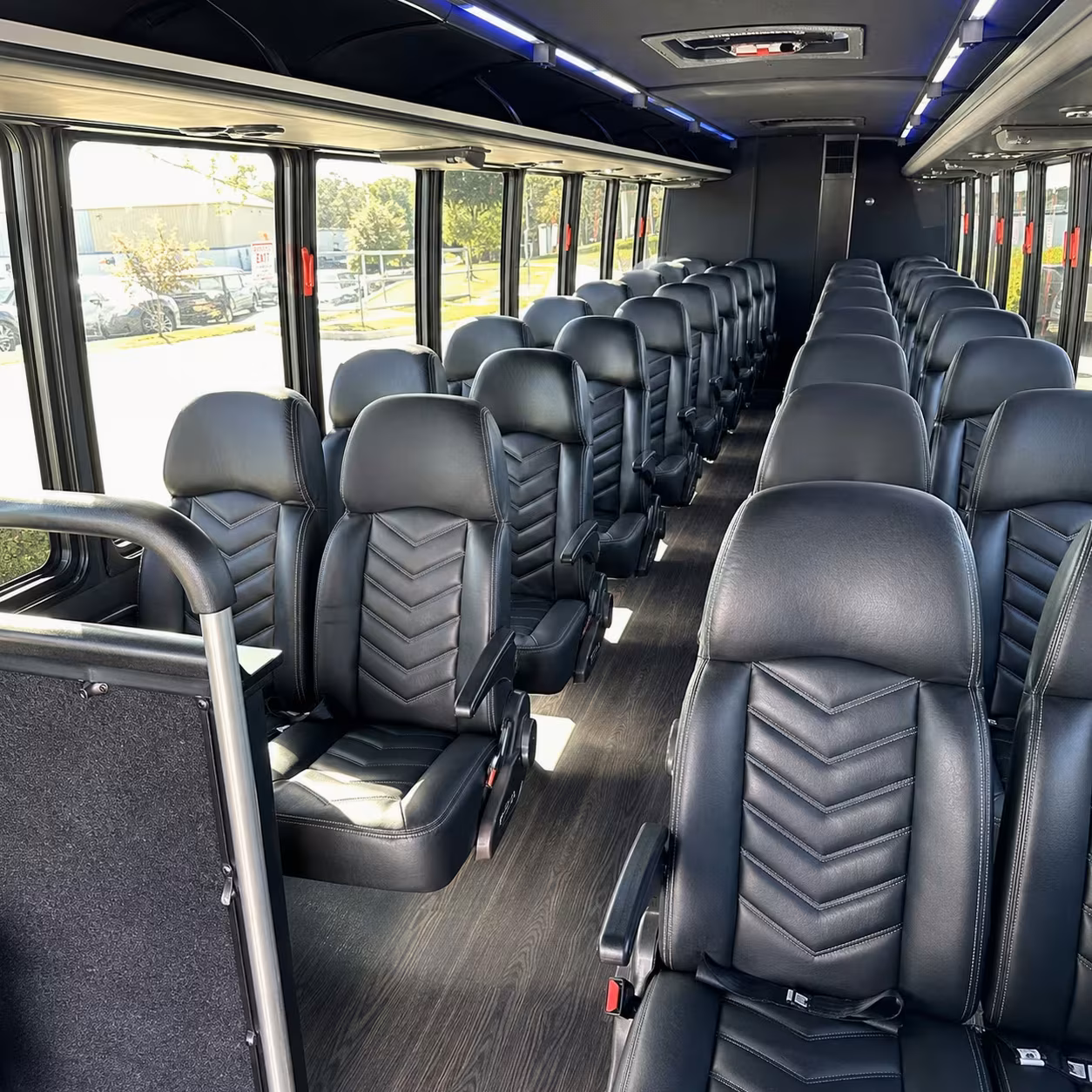 25 passenger minibus inside