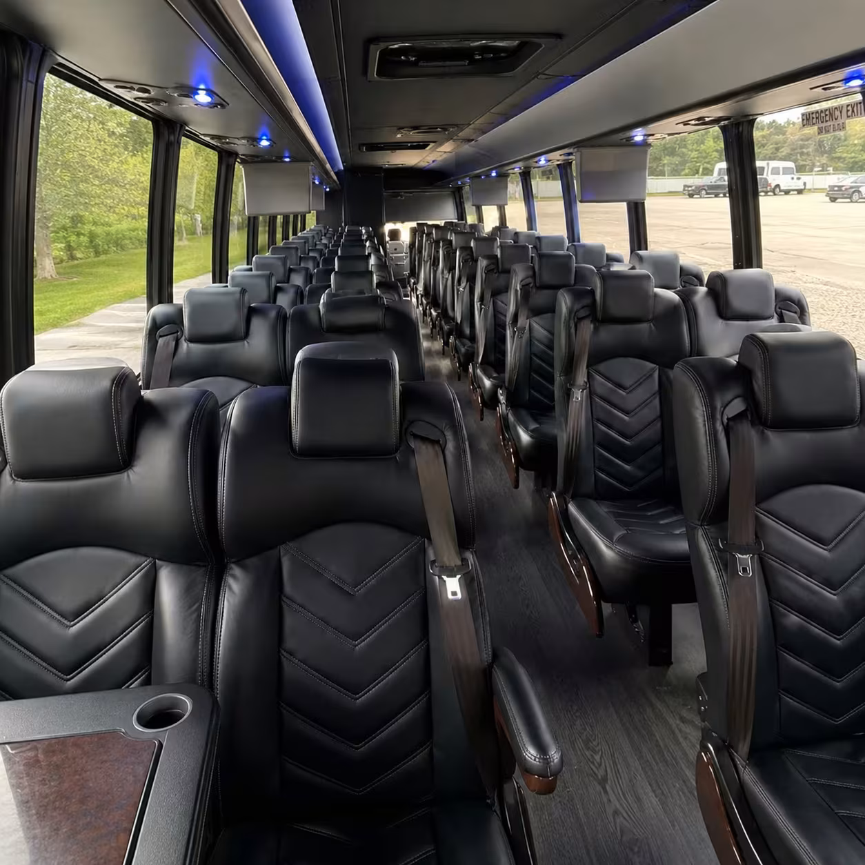 28 passenger minibus inside