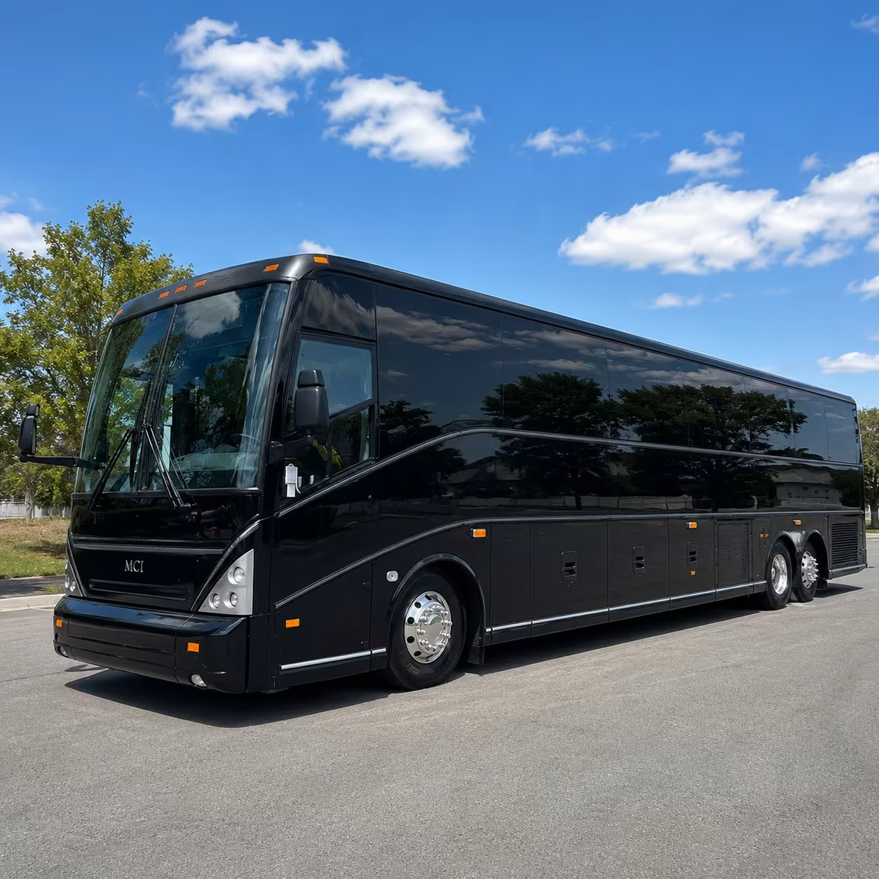 56 passenger charter bus
