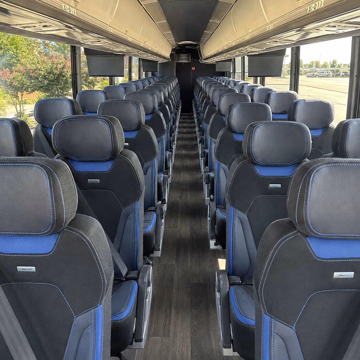 homestead charter bus interior