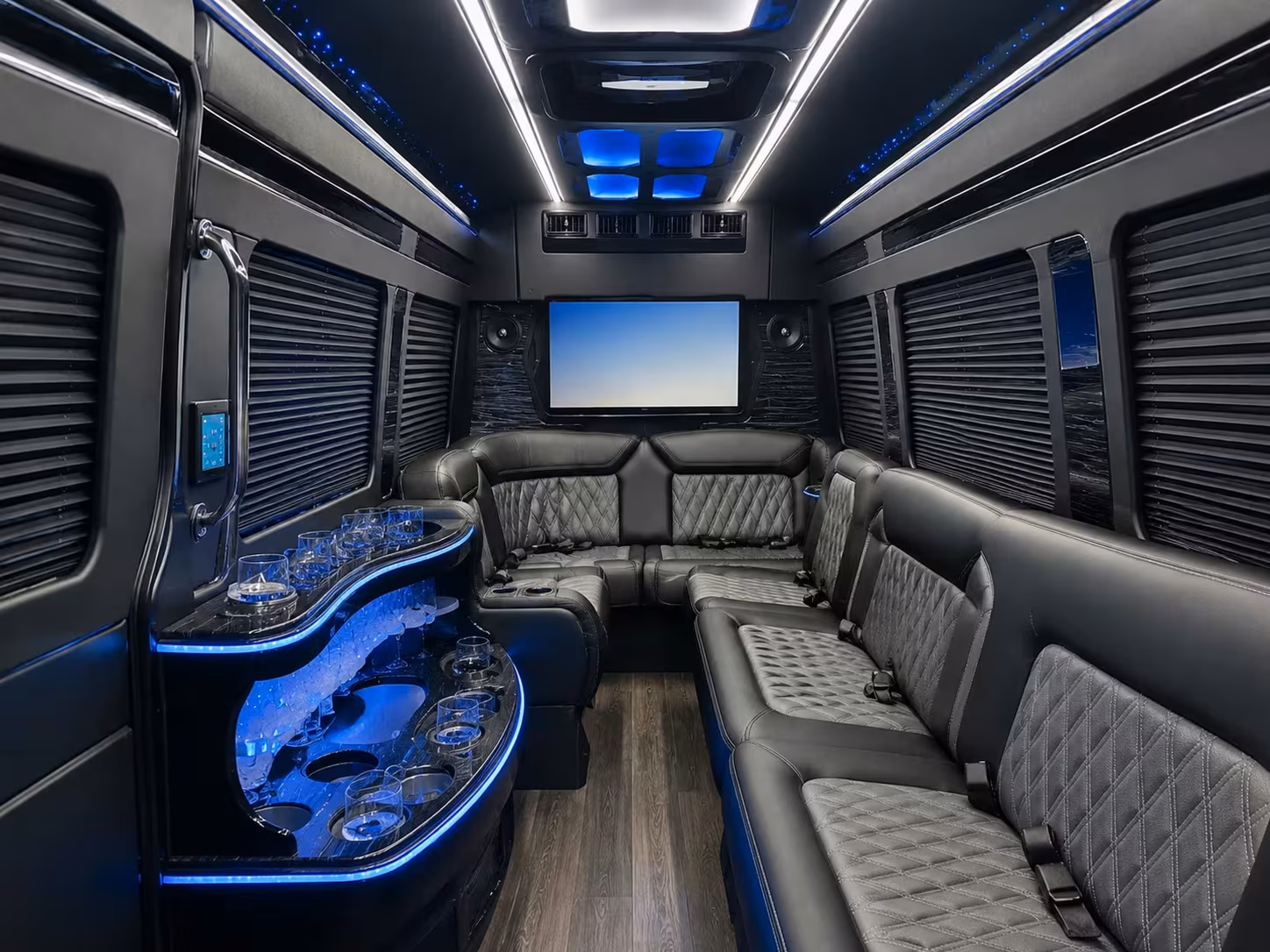 sprinter van transportation for groups and events across homestead