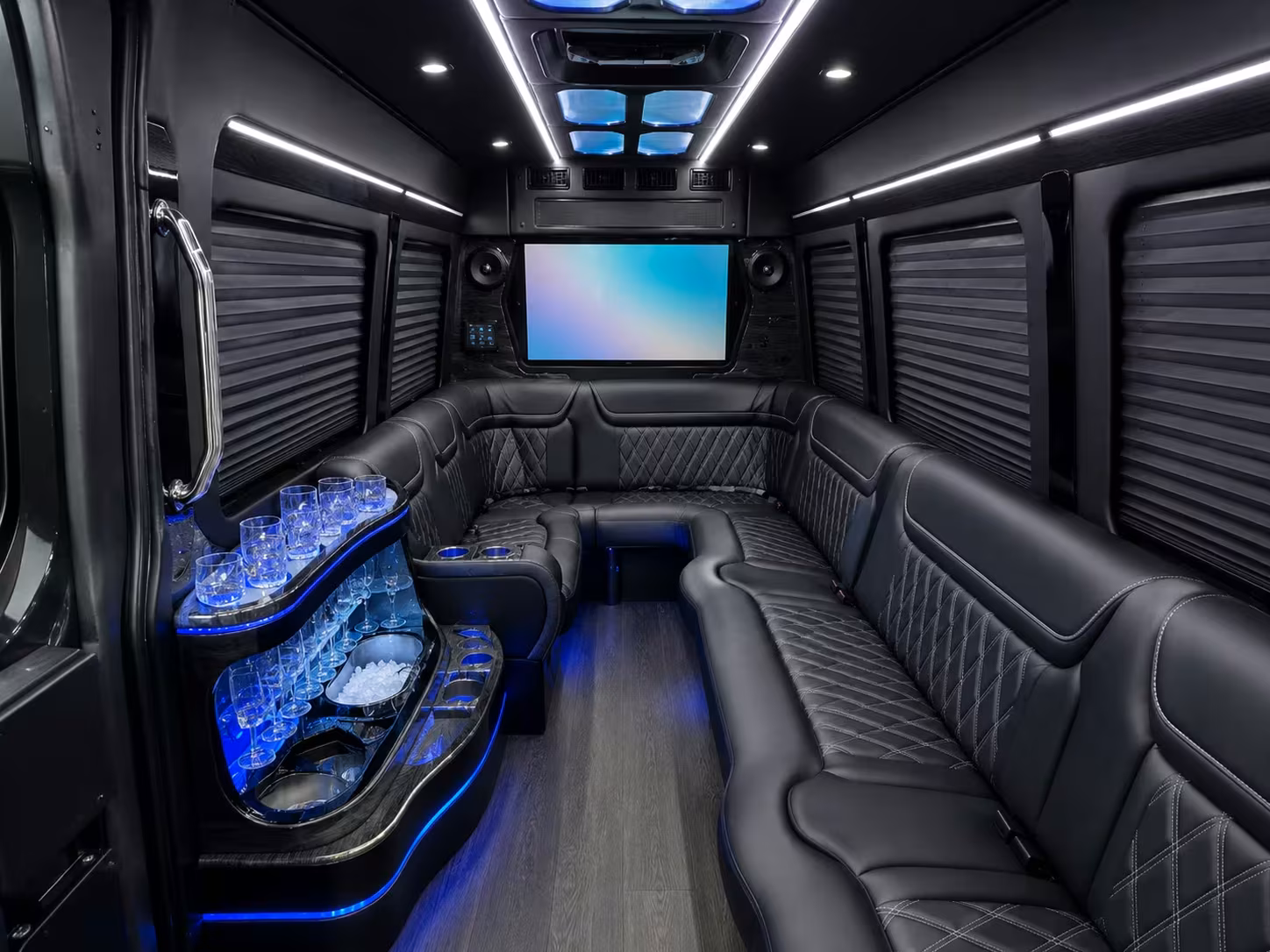sprinter vans for executive prom transportation in homestead